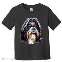 Cute Shih Tzu Toddler T-Shirt thumb 0
