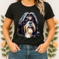 Cute Shih Tzu Women's T-Shirt thumb 2