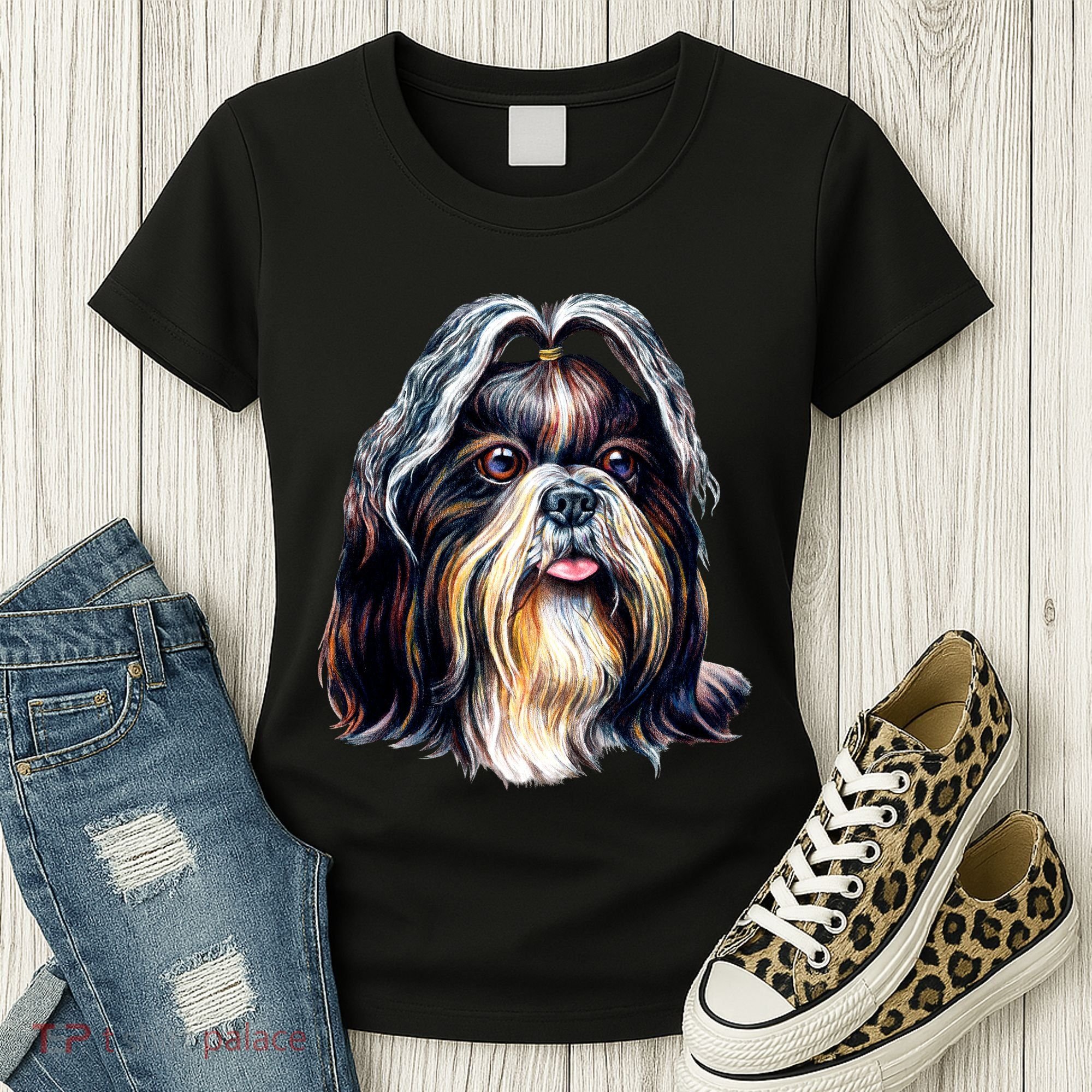 Cute Shih Tzu Women's T-Shirt
