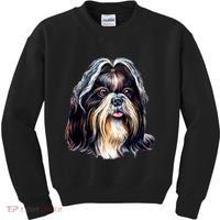 Cute Shih Tzu Kids Sweatshirt thumb 0