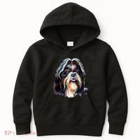 Cute Shih Tzu Kids Hoodie thumb 0