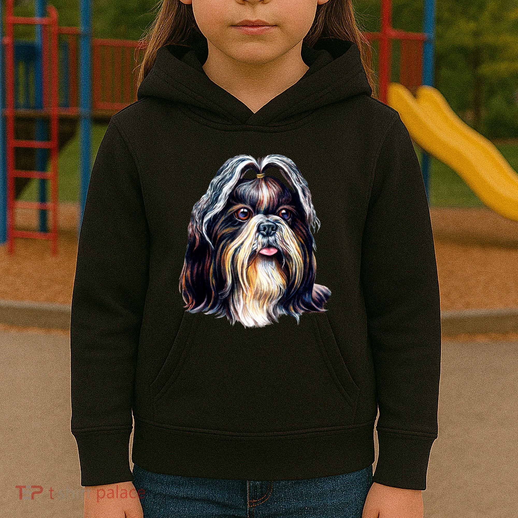 Cute Shih Tzu Kids Hoodie
