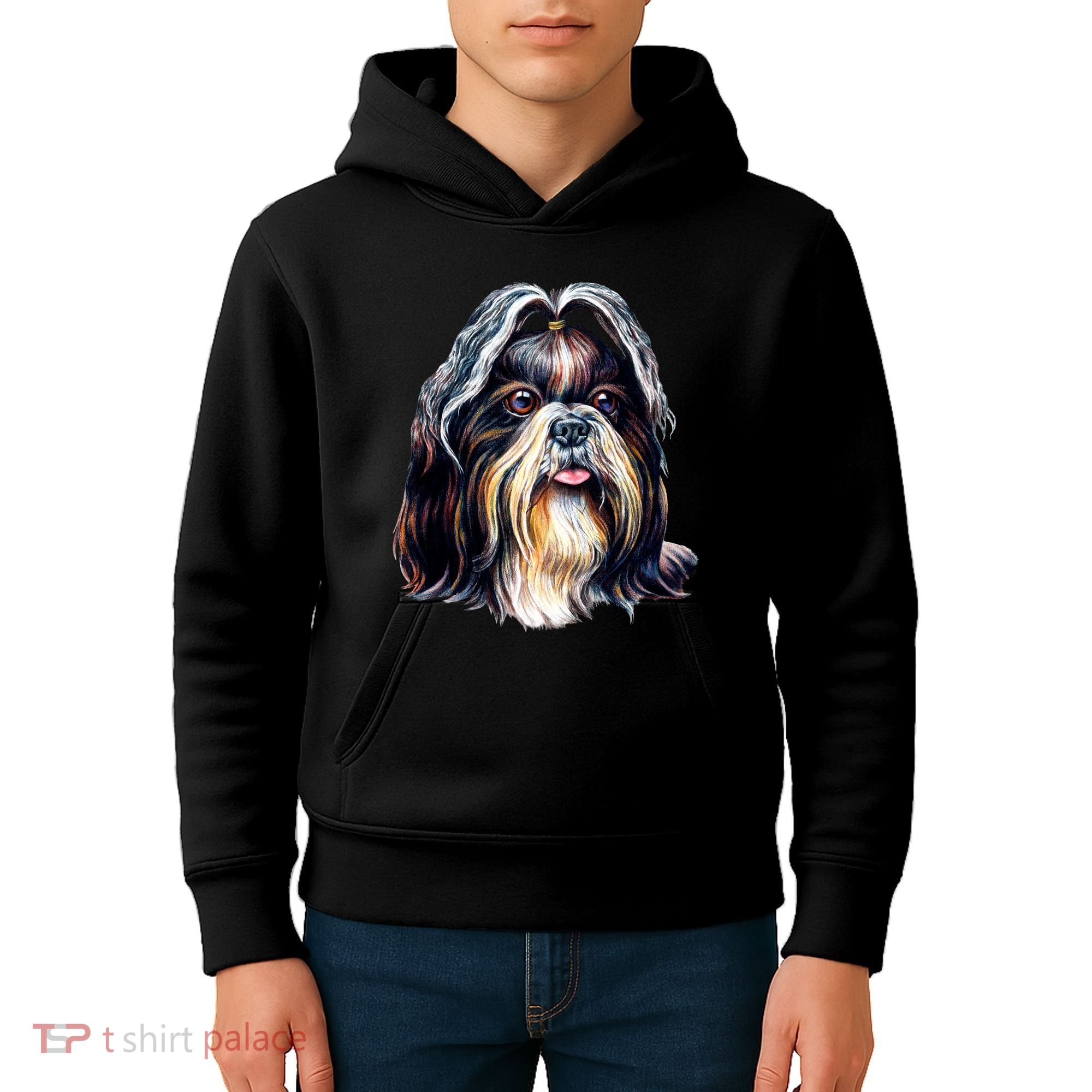 Cute Shih Tzu Kids Hoodie
