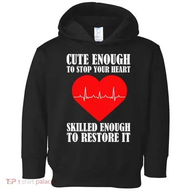 Cute Skilled Nurse Toddler Hoodie