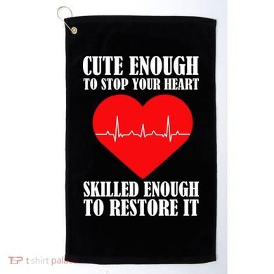 Cute Skilled Nurse Golf Towel