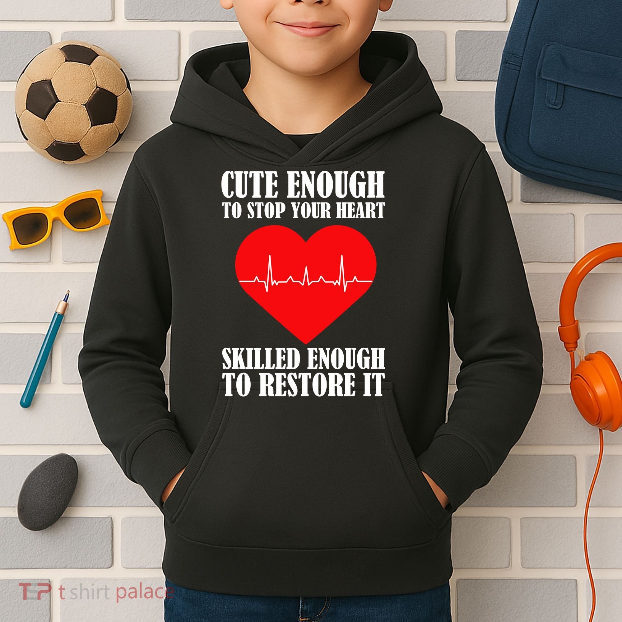 Cute Skilled Nurse Kids Hoodie