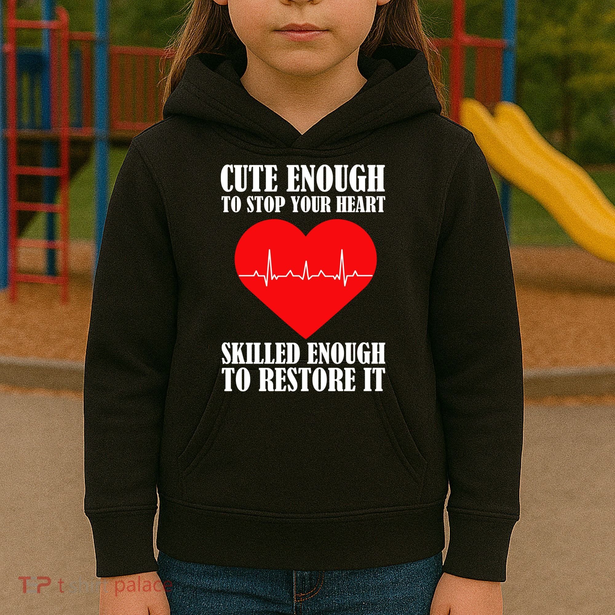 Cute Skilled Nurse Kids Hoodie
