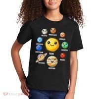Cute Solar System Emoji Kids T-Shirt thumb 2