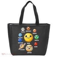 Cute Solar System Emoji Tote Bag thumb 0
