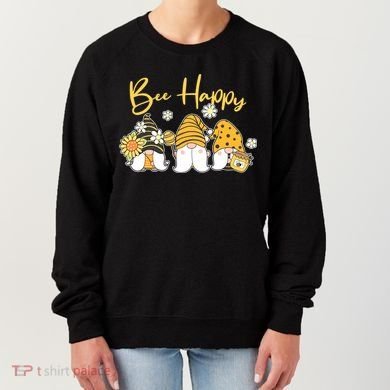 Cute Spring Bee Happy Gnomes Women's Sweatshirt