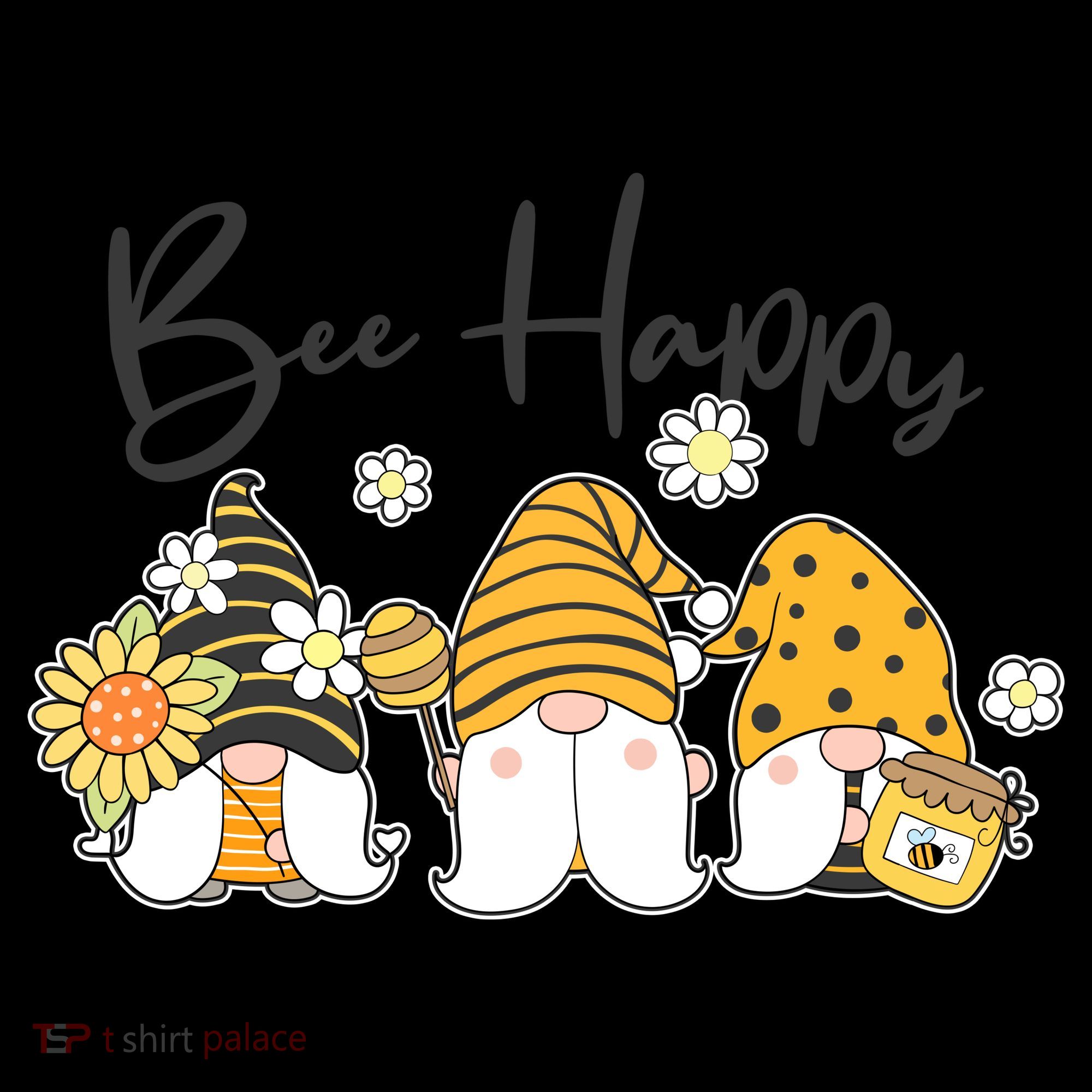 Cute Spring Bee Happy Gnomes Coffee Mug