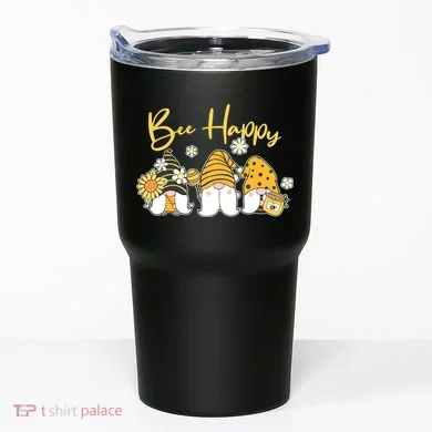 Cute Spring Bee Happy Gnomes Tumbler