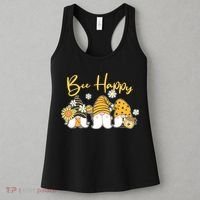Cute Spring Bee Happy Gnomes Women's Tank Top thumb 3