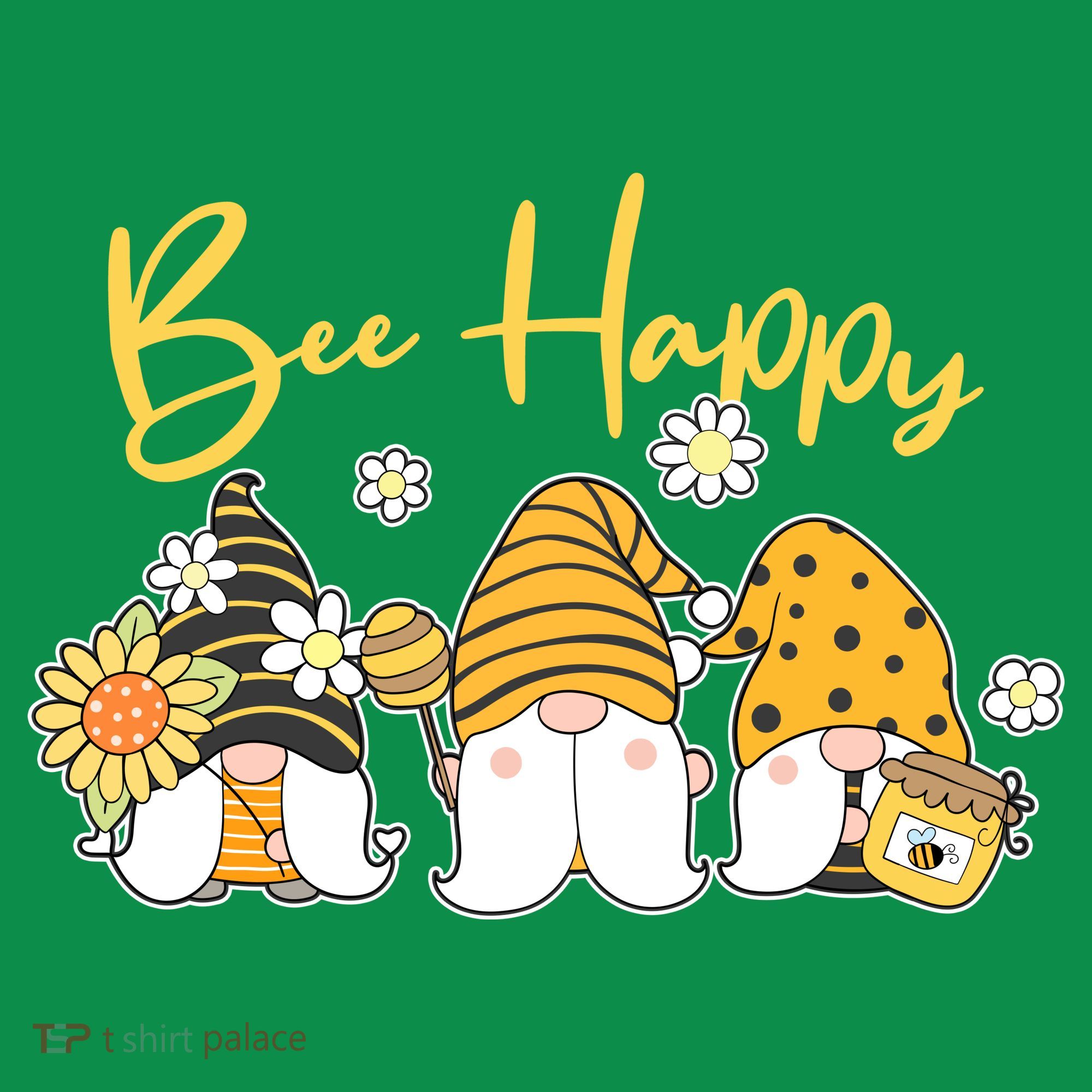 Cute Spring Bee Happy Gnomes Hoodie