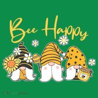 Cute Spring Bee Happy Gnomes Sweatshirt thumb 3