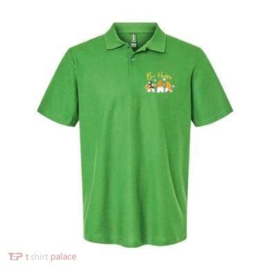 Cute Spring Bee Happy Gnomes Polo
