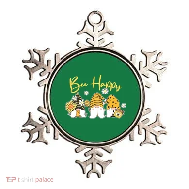 Cute Spring Bee Happy Gnomes Ornament