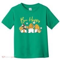 Cute Spring Bee Happy Gnomes Toddler T-Shirt thumb 0