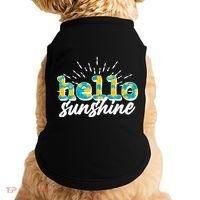 Cute Springy Summery Hello Sunshine Doggie Tank thumb 0