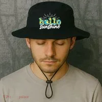 Cute Springy Summery Hello Sunshine Bucket Hat thumb 2