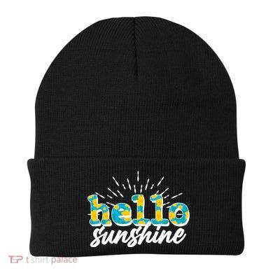 Cute Springy Summery Hello Sunshine Beanie