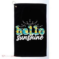 Cute Springy Summery Hello Sunshine Golf Towel thumb 0
