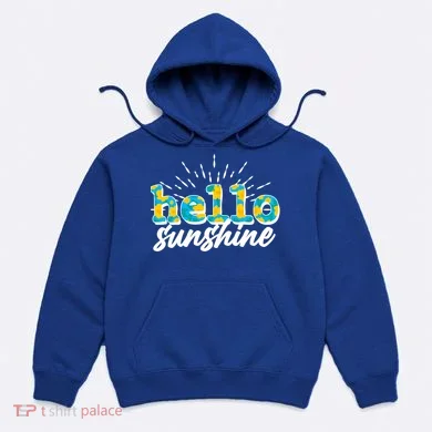 Cute Springy Summery Hello Sunshine Hoodie