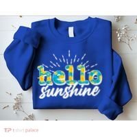 Cute Springy Summery Hello Sunshine Sweatshirt thumb 2