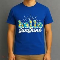 Cute Springy Summery Hello Sunshine T-Shirt thumb 3
