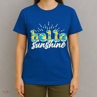 Cute Springy Summery Hello Sunshine T-Shirt thumb 4