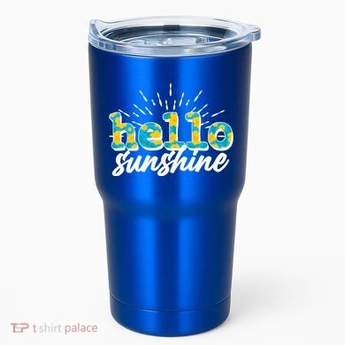 Cute Springy Summery Hello Sunshine Tumbler