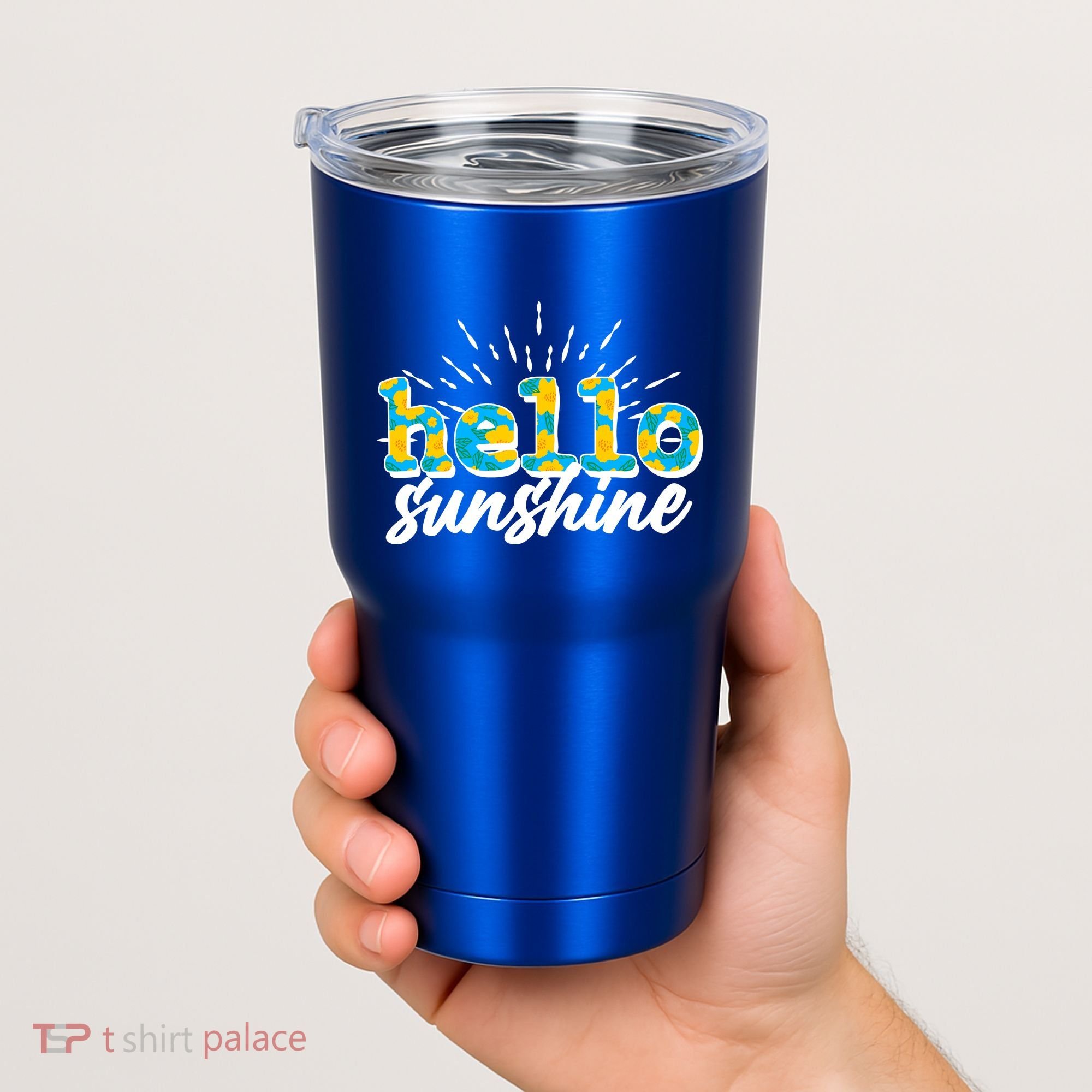 Cute Springy Summery Hello Sunshine Tumbler