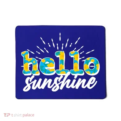 Cute Springy Summery Hello Sunshine Mousepad