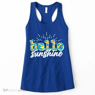 Cute Springy Summery Hello Sunshine Women's Tank Top