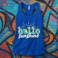 Cute Springy Summery Hello Sunshine Women's Tank Top thumb 3