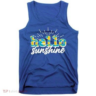 Cute Springy Summery Hello Sunshine Tank Top