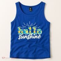 Cute Springy Summery Hello Sunshine Tank Top thumb 2