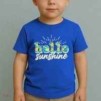 Cute Springy Summery Hello Sunshine Toddler T-Shirt thumb 2
