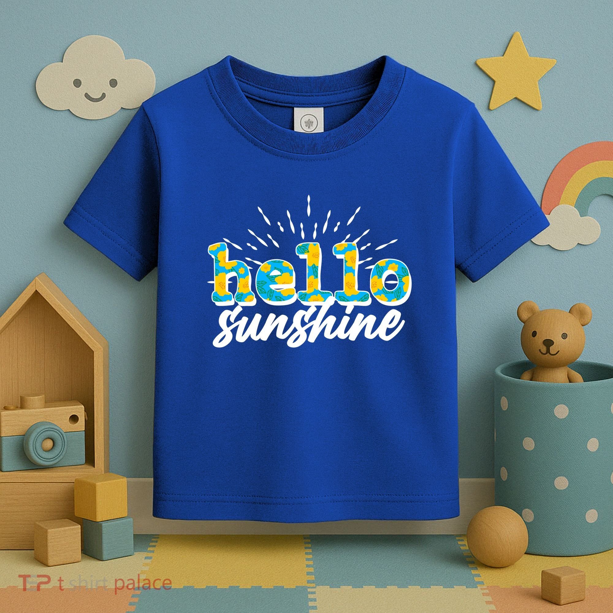 Cute Springy Summery Hello Sunshine Toddler T-Shirt
