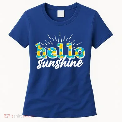 Cute Springy Summery Hello Sunshine Women's T-Shirt