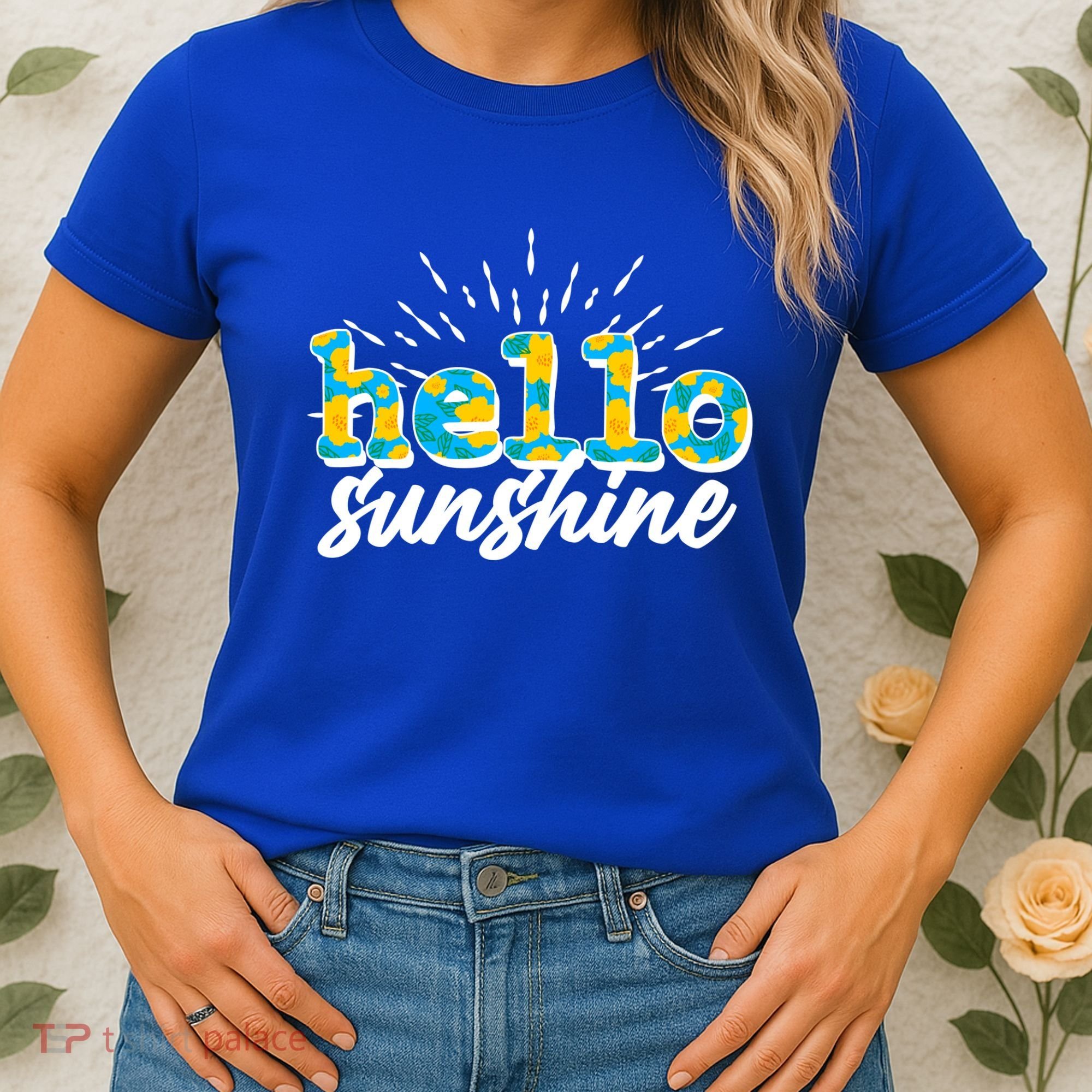 Cute Springy Summery Hello Sunshine Women's T-Shirt