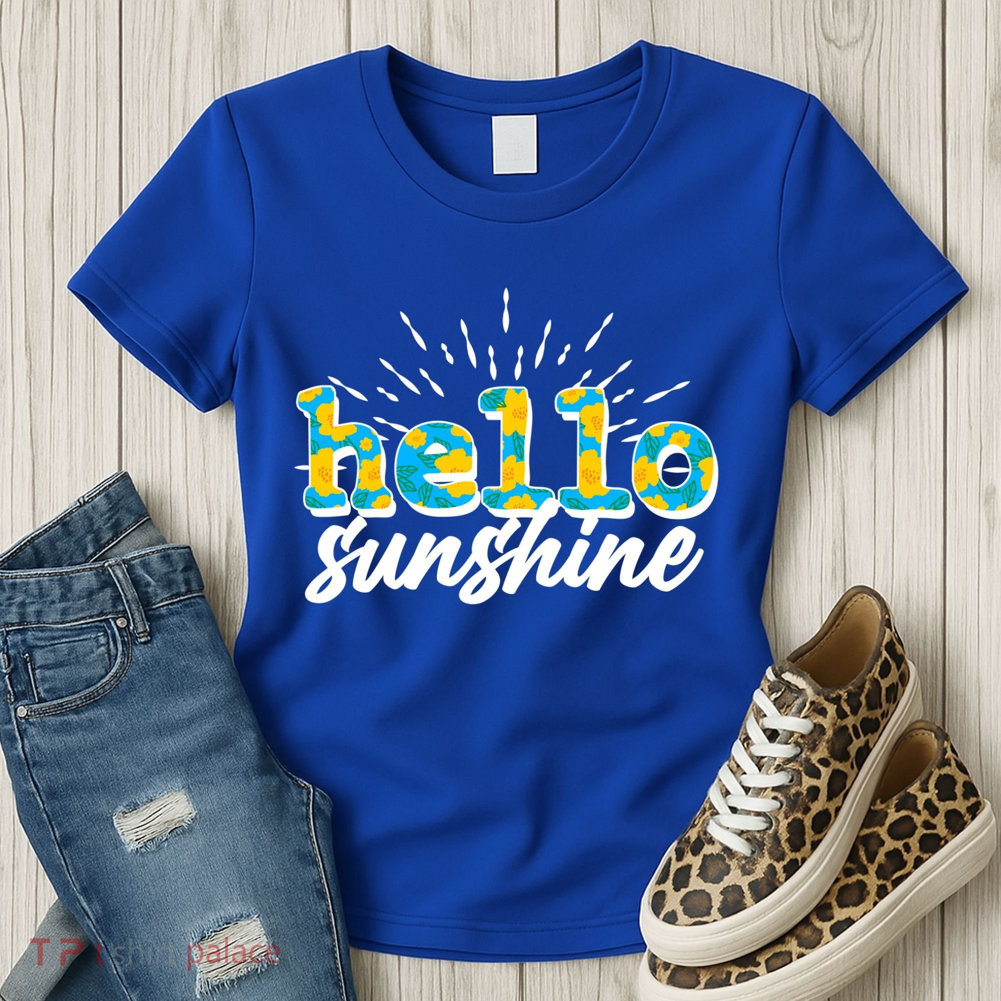 Cute Springy Summery Hello Sunshine Women's T-Shirt