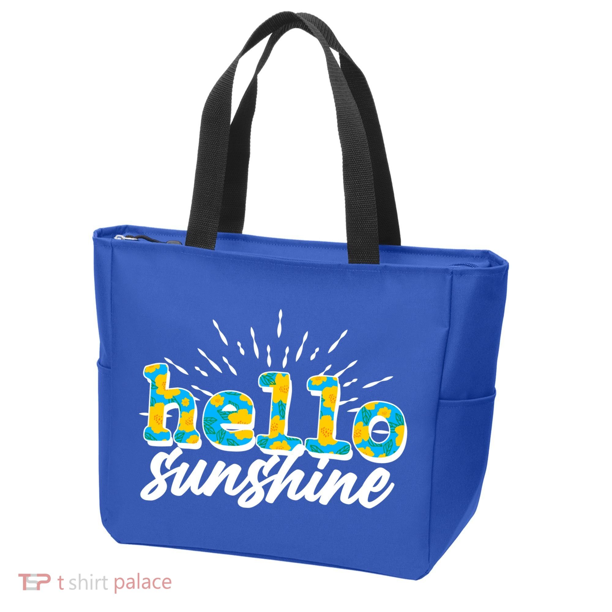 Cute Springy Summery Hello Sunshine Tote Bag