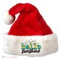 Cute Springy Summery Hello Sunshine Santa Hat thumb 0