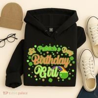 Cute St. Patrick's Day Birthday Girl Hoodie thumb 4