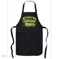 Cute St. Patrick's Day Birthday Girl Apron thumb 0