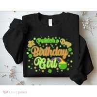 Cute St. Patrick's Day Birthday Girl Sweatshirt thumb 2