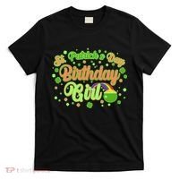 Cute St. Patrick's Day Birthday Girl T-Shirt thumb 0