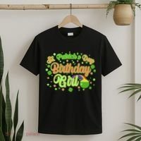 Cute St. Patrick's Day Birthday Girl T-Shirt thumb 2