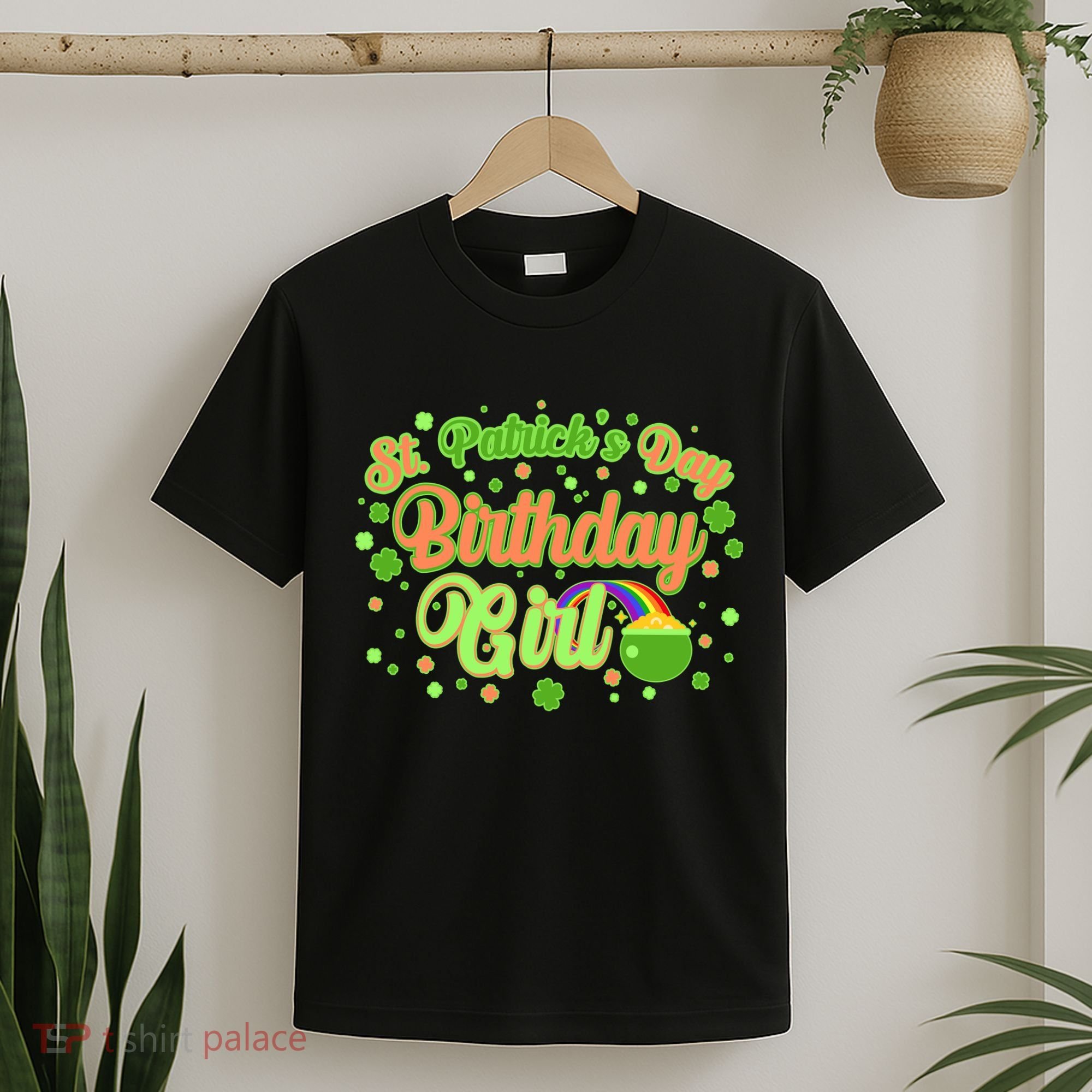 Cute St. Patrick's Day Birthday Girl T-Shirt